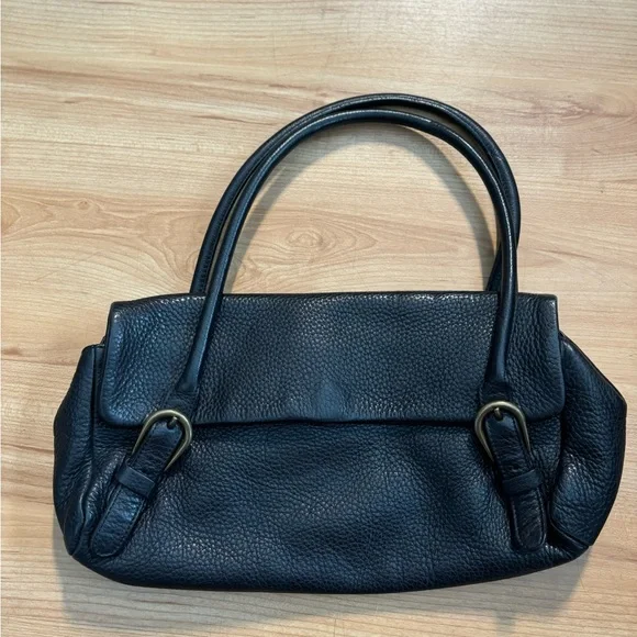 MIUMIU Archive Tote Semi Shoulder bag Logo Leather Black - Picture 6 of 14